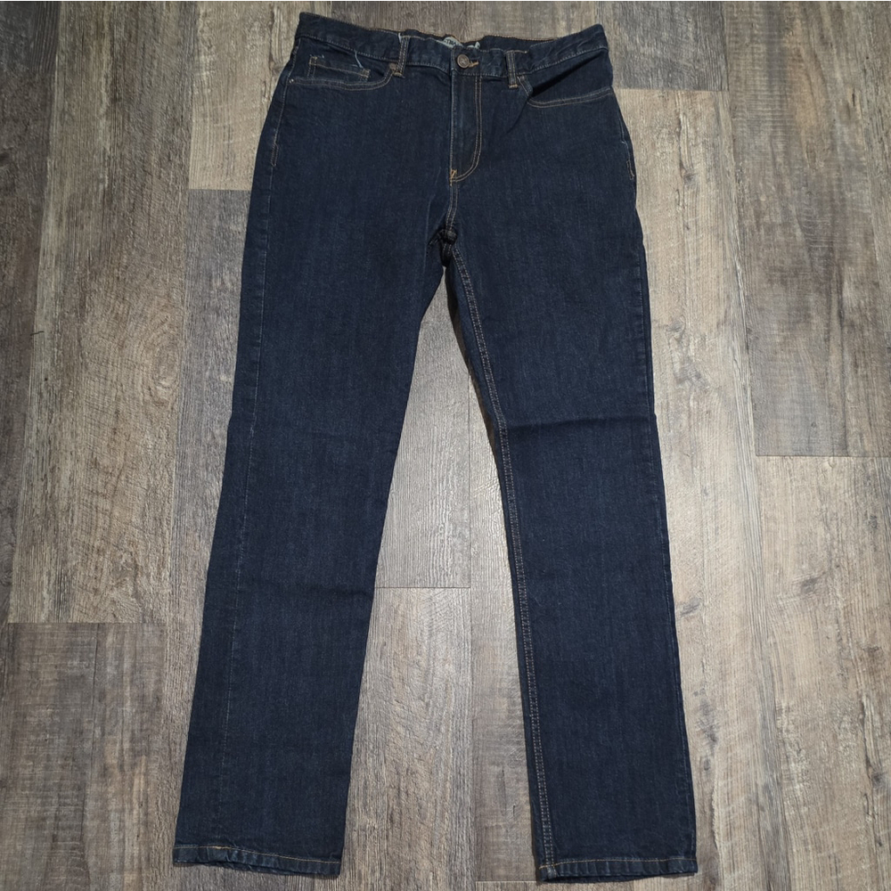 DC Jeans Men's Loose Fit Straight-Leg Size 34x34 Dark Wash